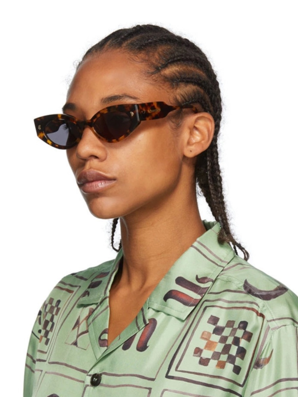 NANUSHKA Tortoiseshell Cat Eye Sunglasses